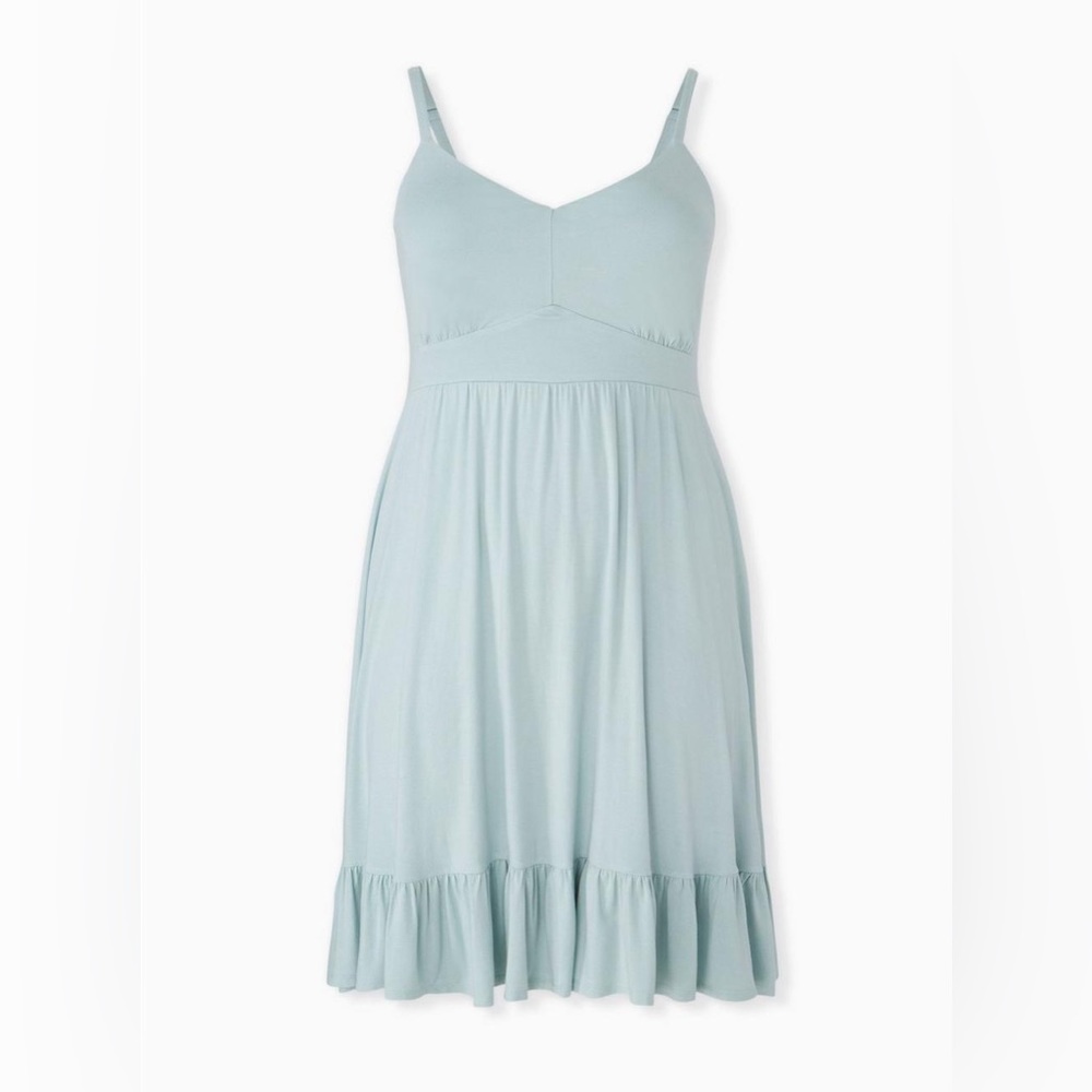 torrid Super Soft Shirred Skater Dress Size 1